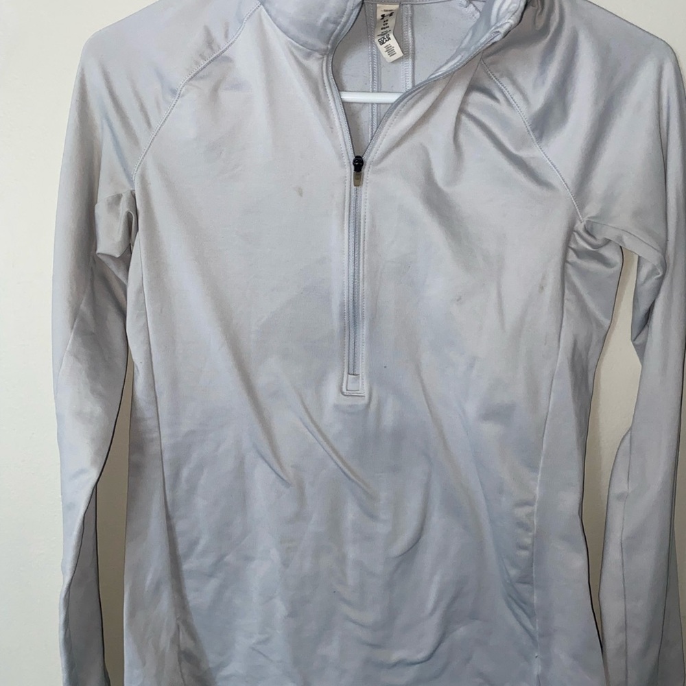 Under Armour Light Gray ColdGear Pullover